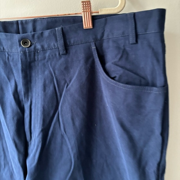SANTORELLI  Luigi Stretch Pants - Blue‎ Sz 42x34  5 pocket Flat front - Picture 6 of 10